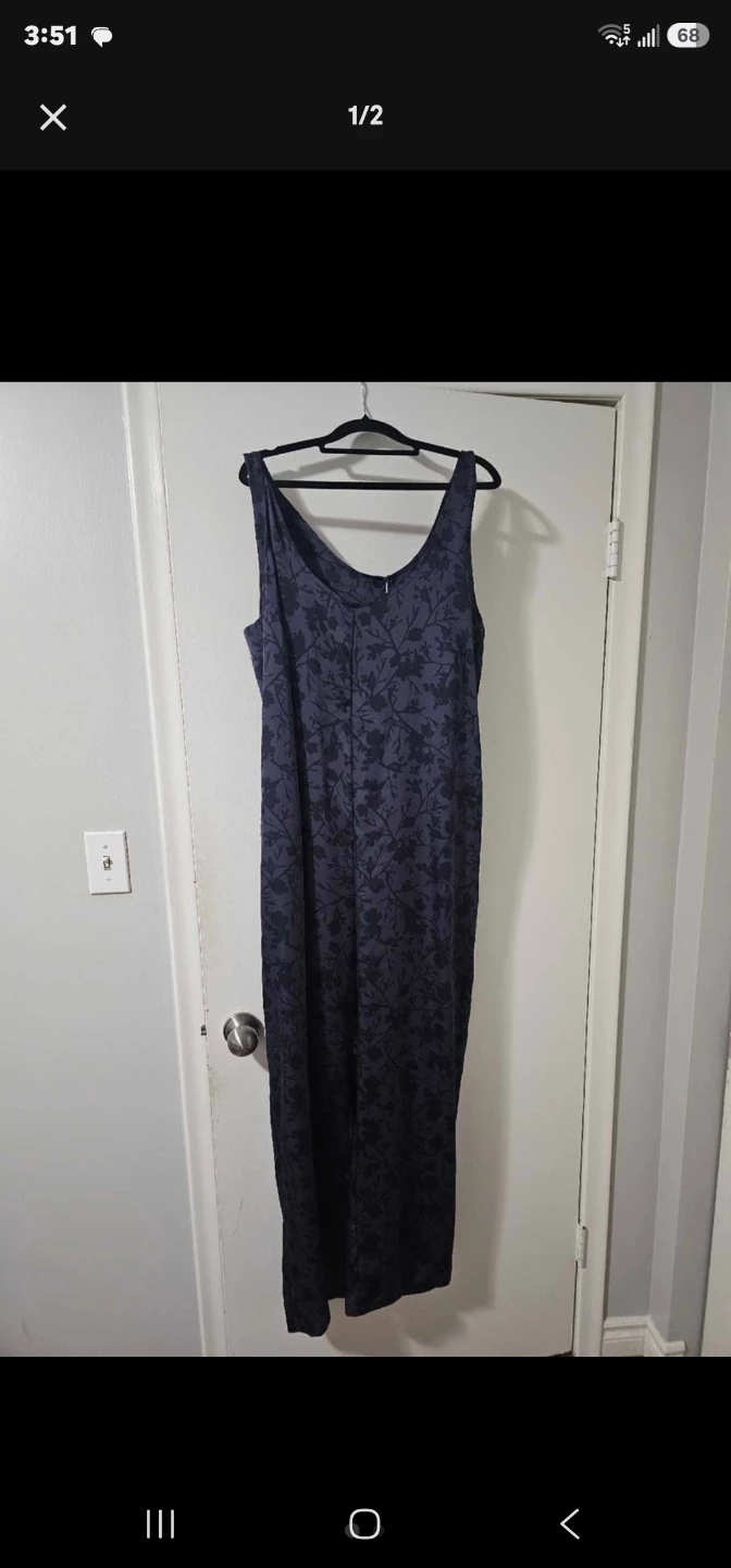 The Park Romper Midnight Floral Dress Size L