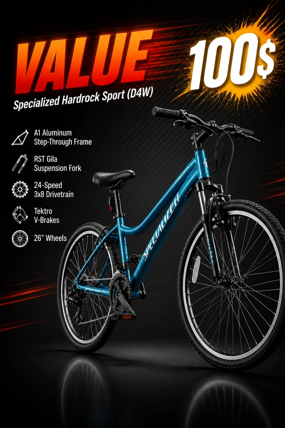 Specialized Hardrock Sport(actual picture of bike) - photo 4