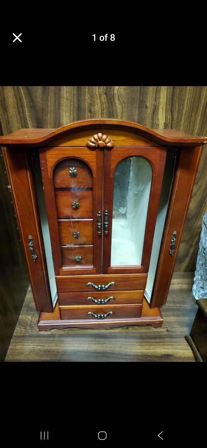 Wooden Jewellery Box Armoire - photo 2