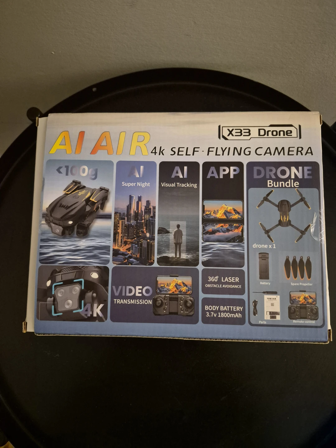 X33 Drone AI Air 4K Self-Flying Camera - photo 2