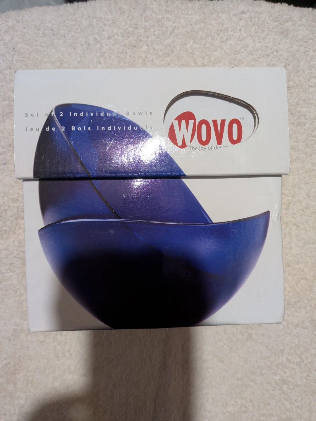 WOVO Set of 2 Sapphire Blue Individual Bowls - photo 4