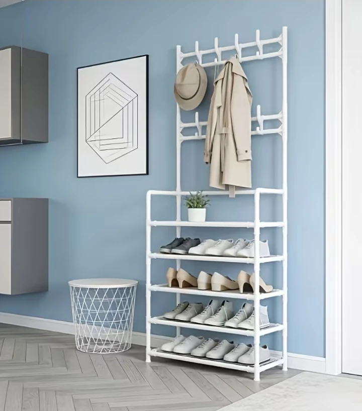(BRAND NEW) 5-Layer Shoe Rack and Coat Stand - photo 3