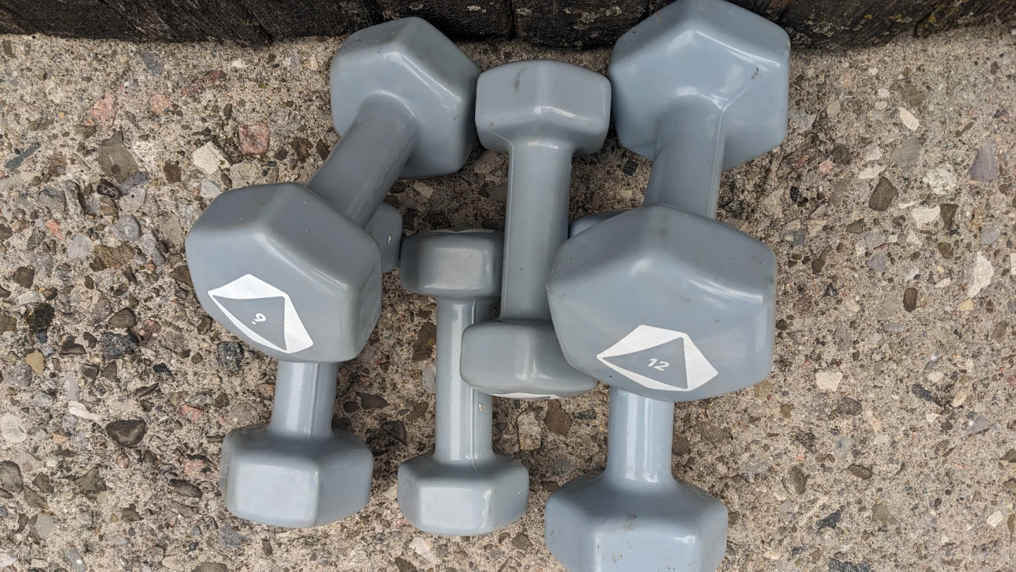 Dumbbell Set - 6, 9, and 12 lbs - photo 5