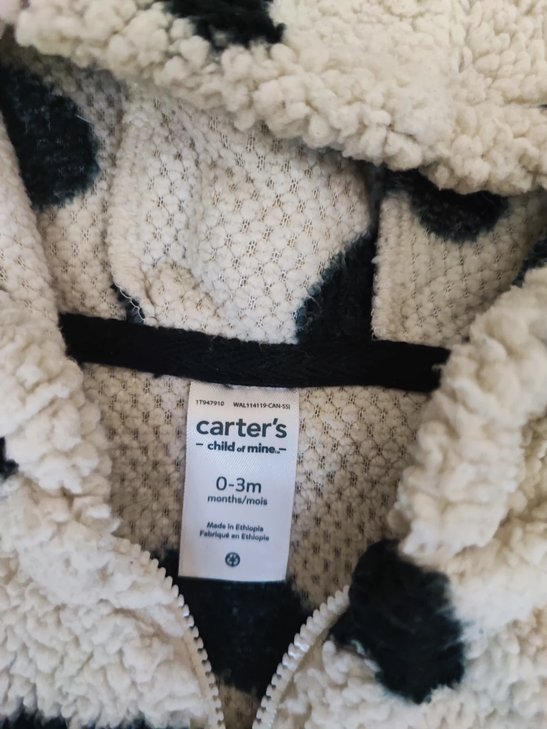 Carter's Baby Fleece Hoodie 0-3m - photo 2