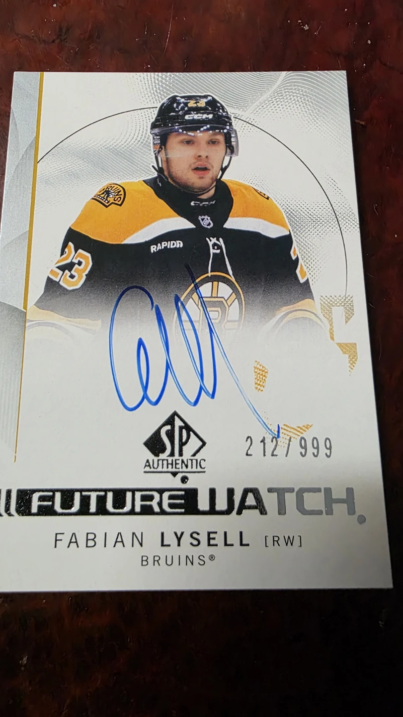 2024-25 Upper Deck SP  - Fabian Lysell Autographed