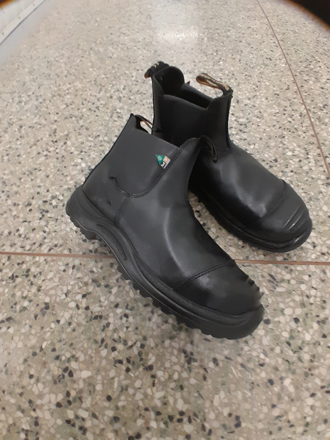 Blundstone Black Leather  Safety Boots Men's Size 12