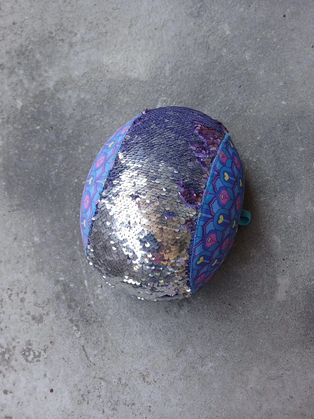 Kids Helmet with Reversible Sequins