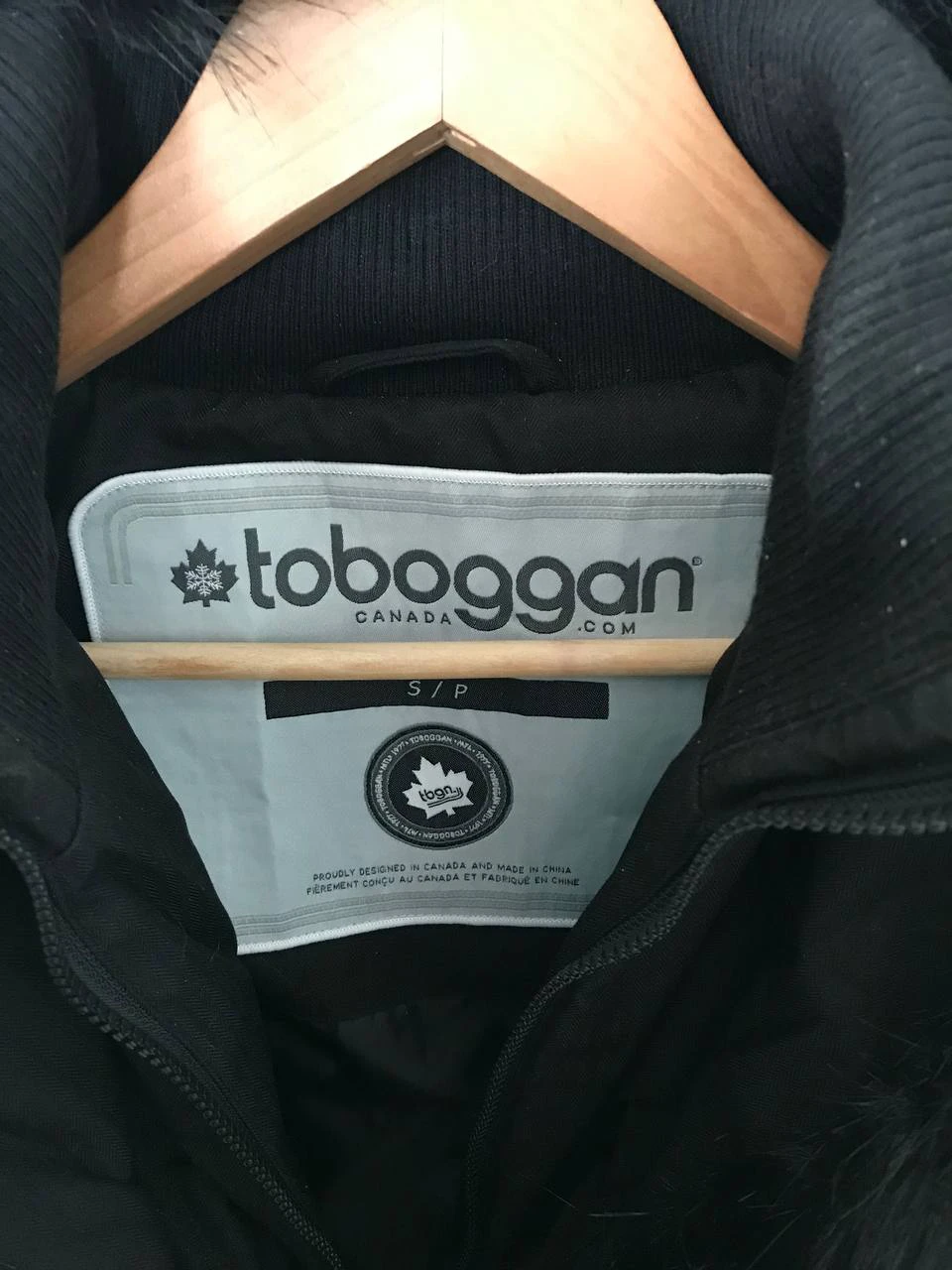 Toboggan Canada Black Puffer Jacket with Fur Hood - photo 3