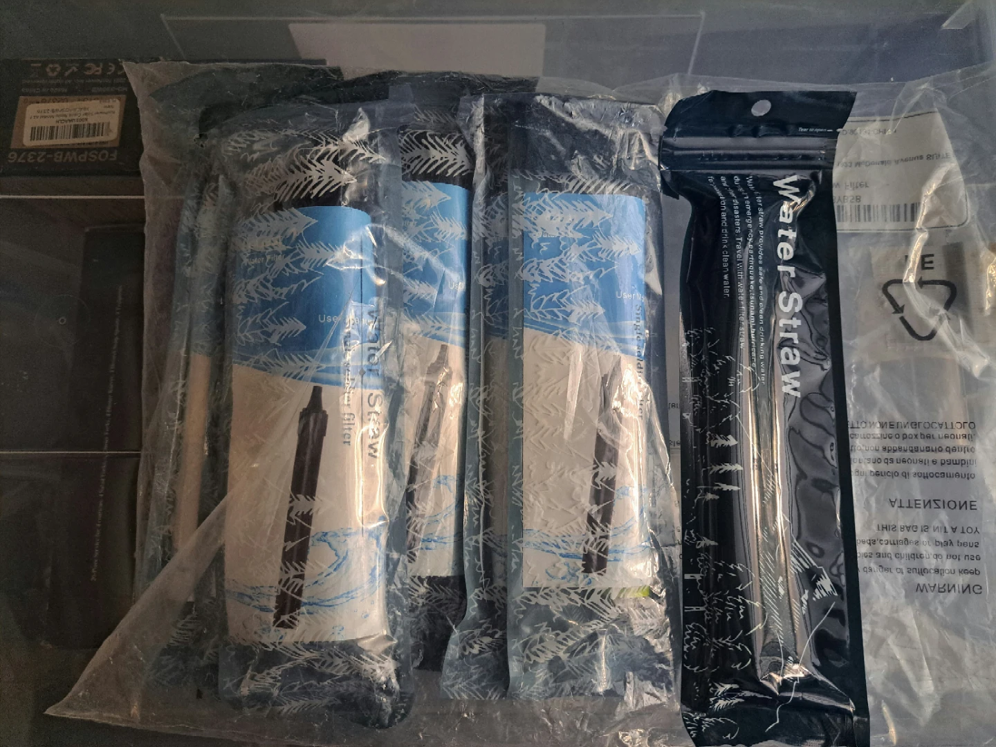 Water Straw Simple Filter 4 Pack