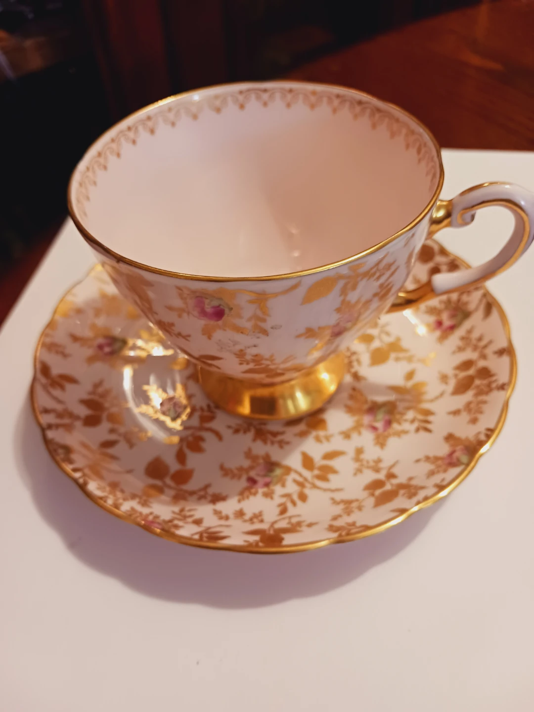 Tuscan Fine English Bone China Tea Cup and Saucer
