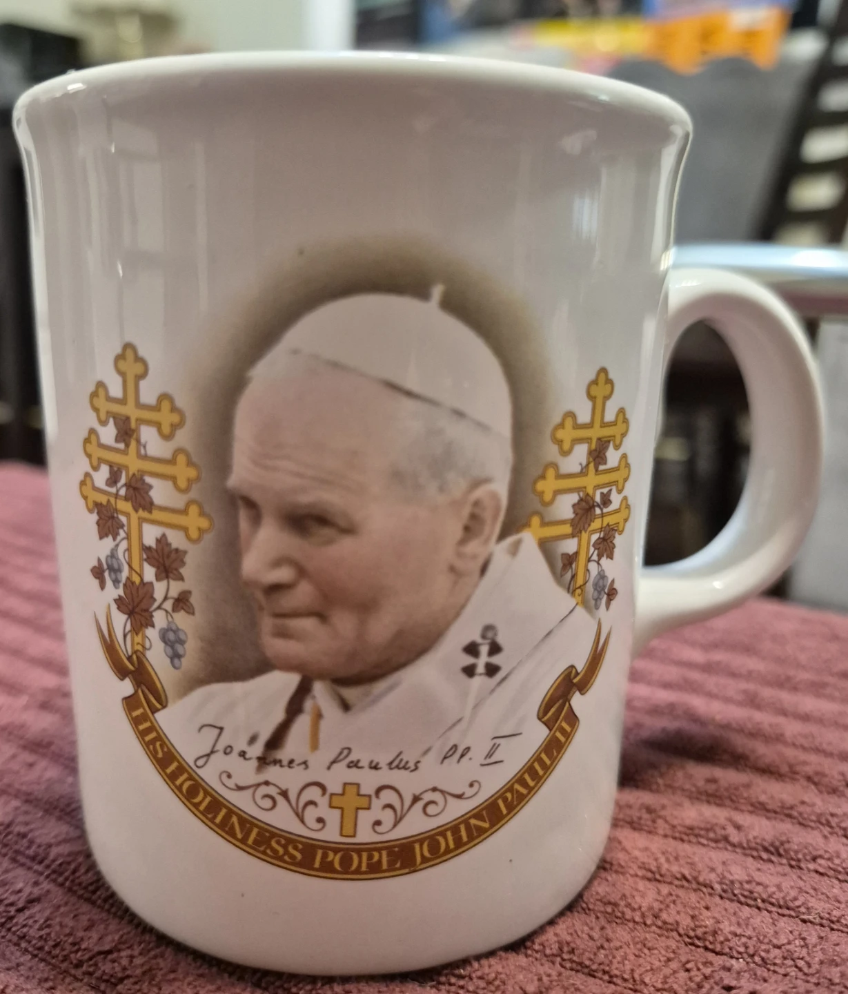 Pope John Paul II Commemorative Mug