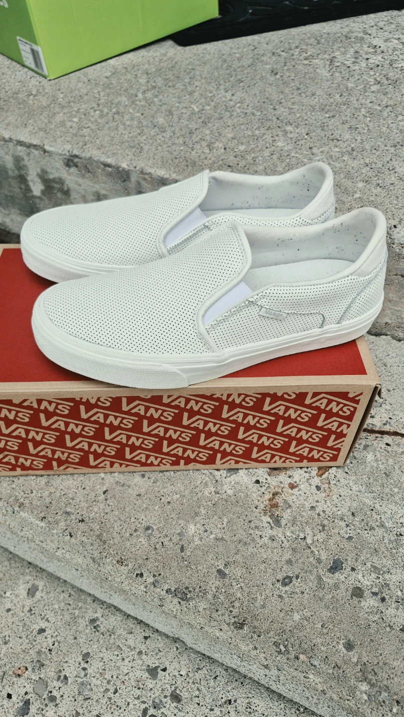 Vans Slip-On Perforated Leather Sneakers - photo 5