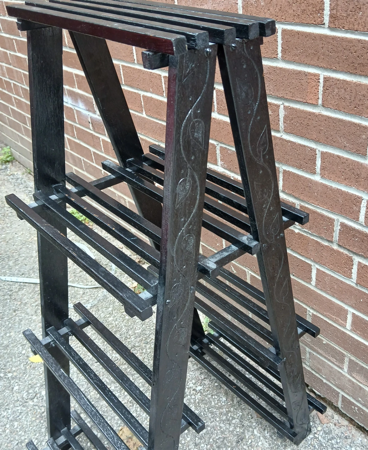 Black Metal Plant Stand - photo 2