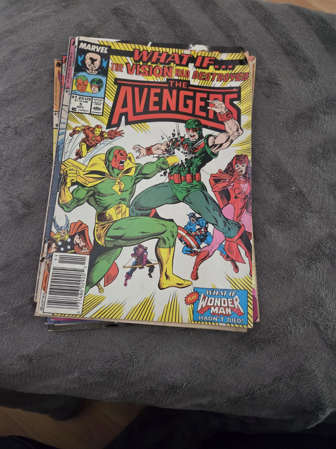 Stack of Vintage DC and Marvel Comics