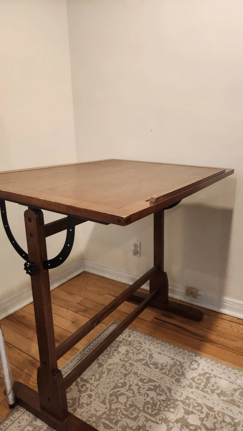 $25 Adjustable Wooden Drafting Table/ Artist's/Designer's Desk - photo 3