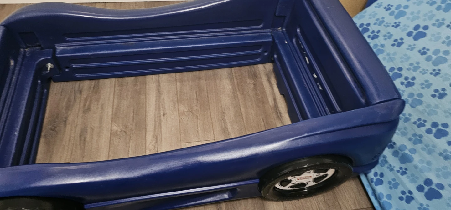2 Little Tikes Blue Car Bed Frame - photo 3