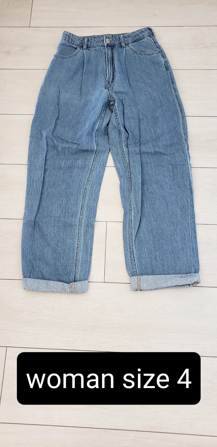 H&M &DENIM Loose Ample High Waist Jeans