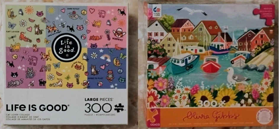 2 – PUZZLES (300 PIECES EACH)