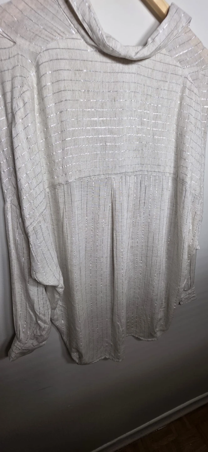 French Connection Linen Blend Shirt - Size S - photo 3