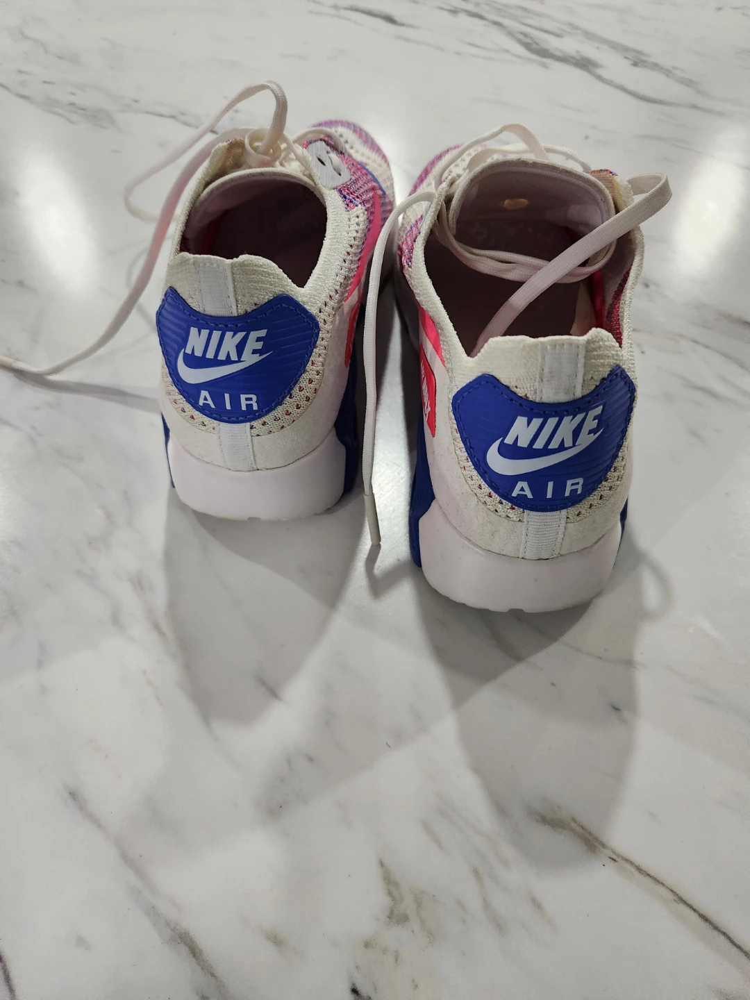 Nike Air Max Knit Sneakers Pink Blue White - photo 3