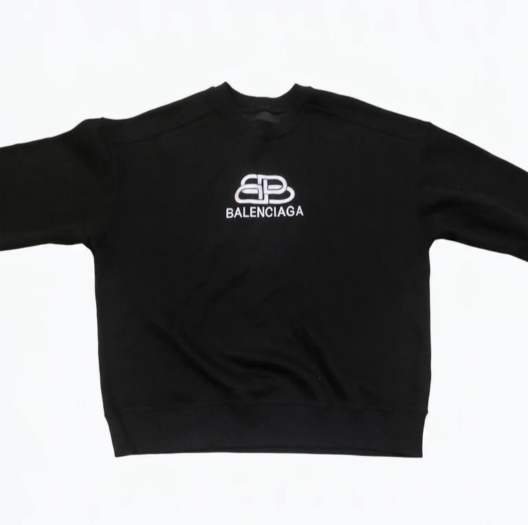 Balenciaga Interlocking BB Logo Crewneck Sweatshirt XL