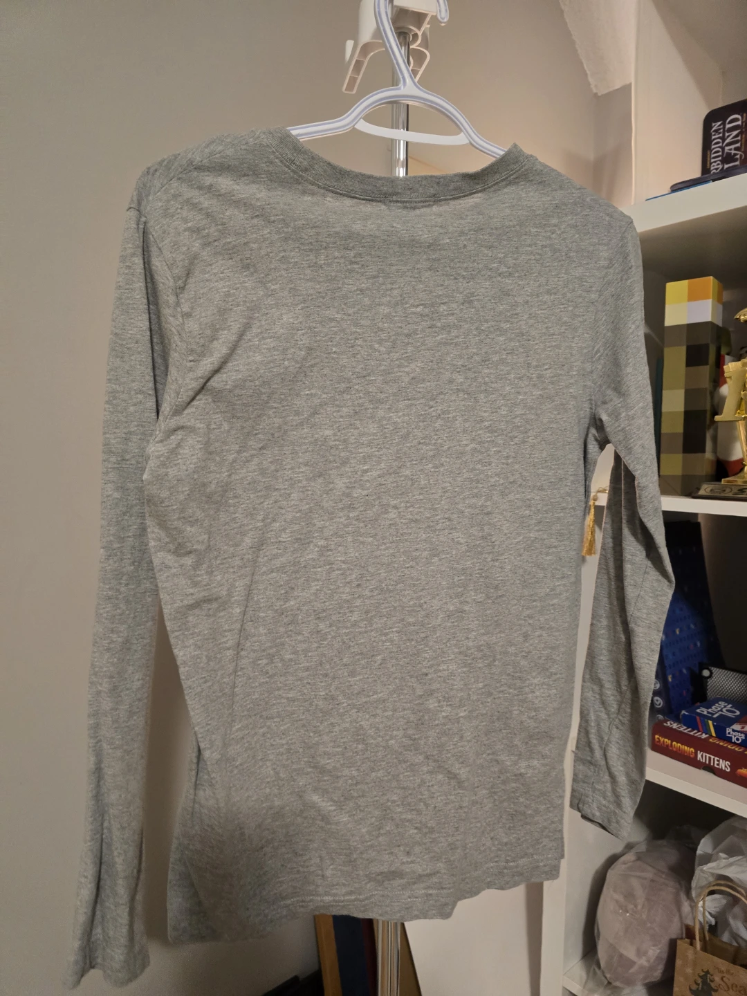 Bossini Grey Long Sleeve Shirt - Size 160 - photo 3