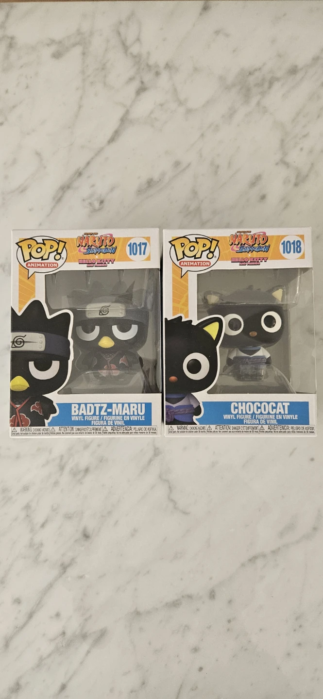 Funko Pop - Naruto Shippuden Badtz-Maru and Chococat