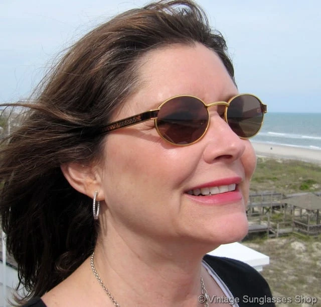 Vintage 90's GIANNI VERSACE Gold-Tone Sunglasses - photo 4