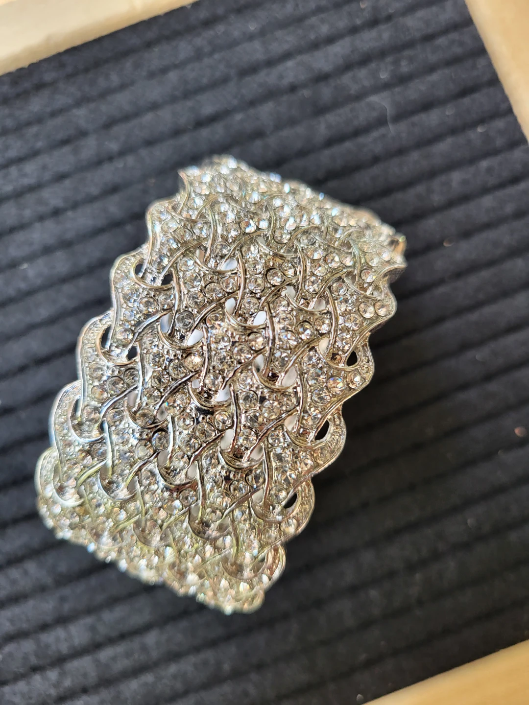 Sparkly Rhinestone Cuff Bracelet