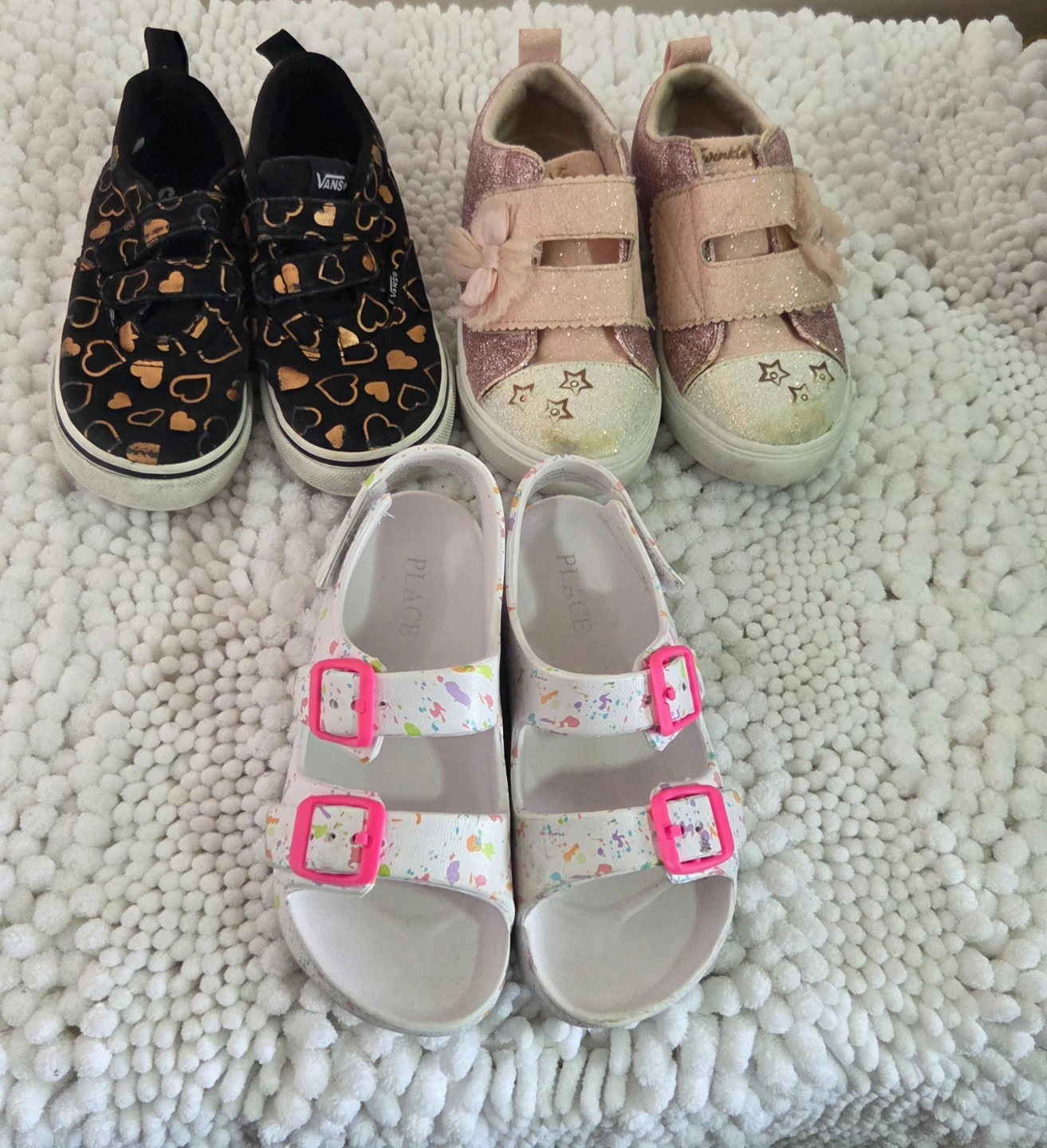 Kids Shoes Bundle - Vans, Glitter, The Children's Place