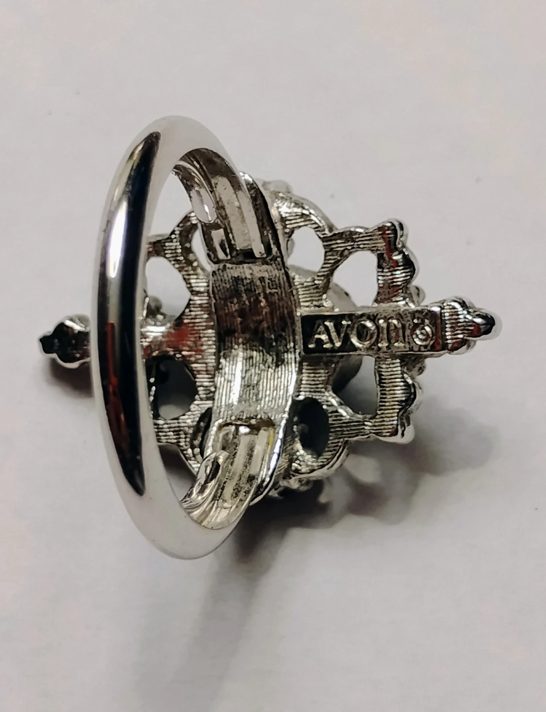 AVON VINTAGE RING (FAUX TURQUOISE HEMATITE) - photo 2