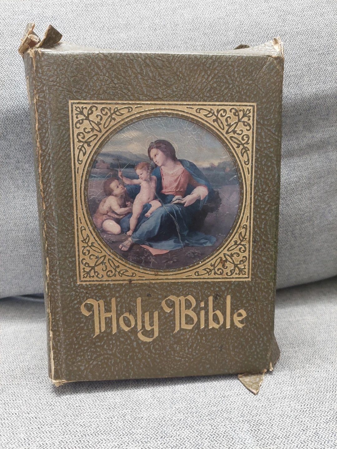 Antique Catholic Holy Bible