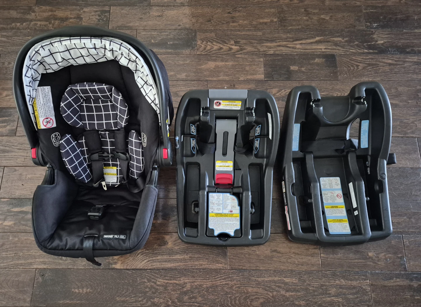 Graco SnugRide 35LX Infant Car Seat + TWO Bases — $250