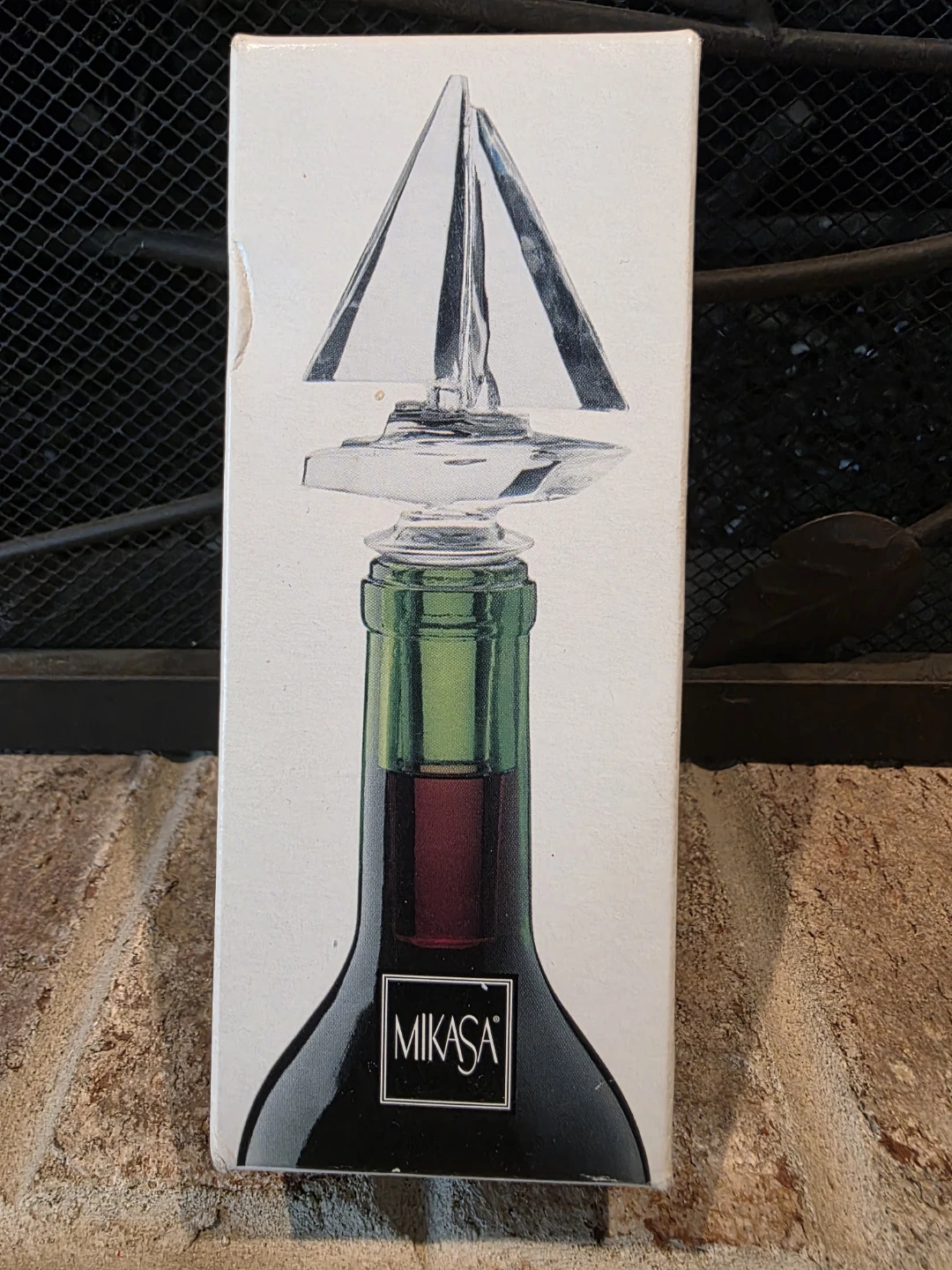Mikasa Glass Regatta Sailboat Wine Bottle Stopper -Great Gift! - photo 2