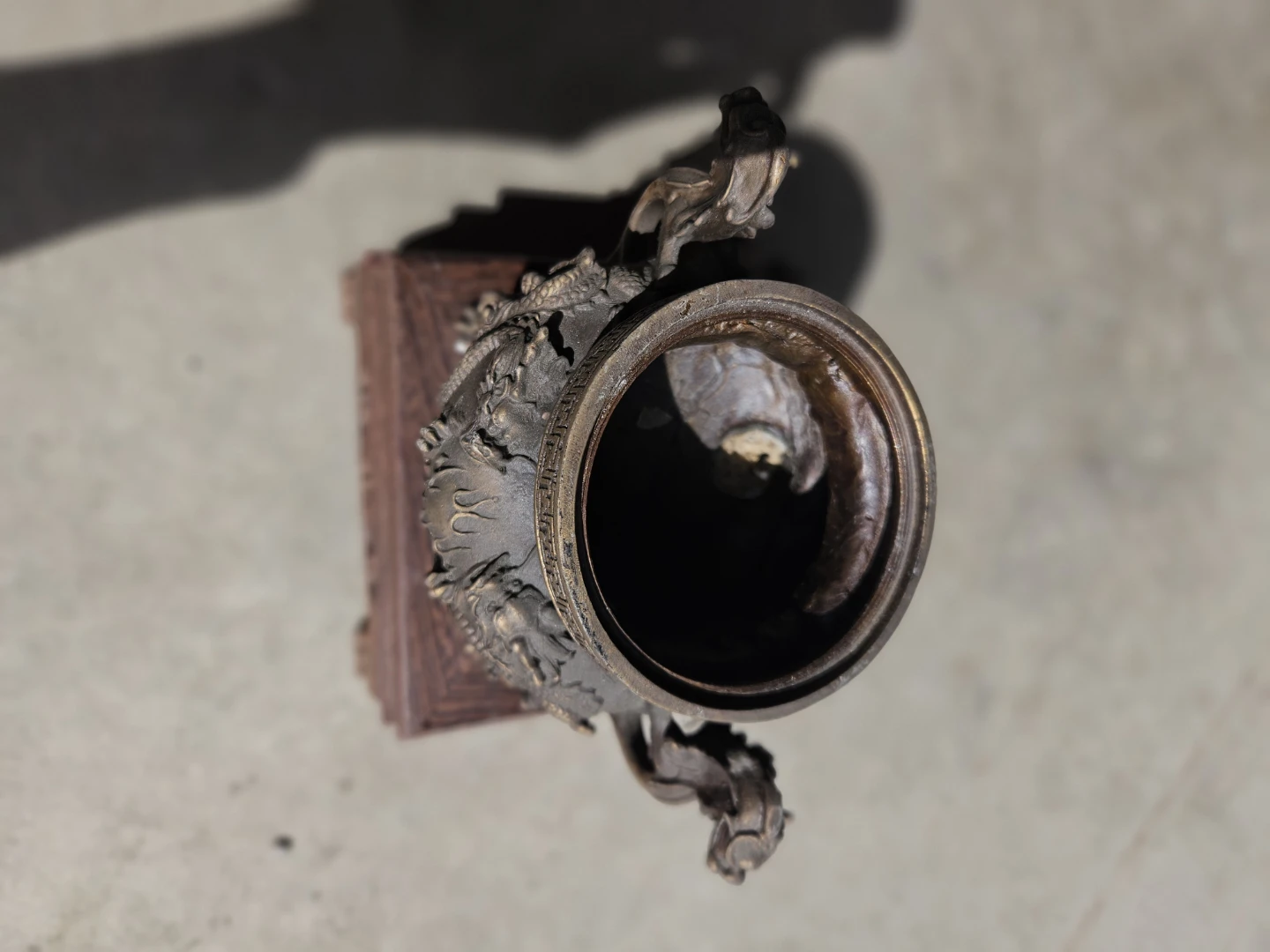 Vintage Bronze Dragon Incense Burner Censer - photo 2