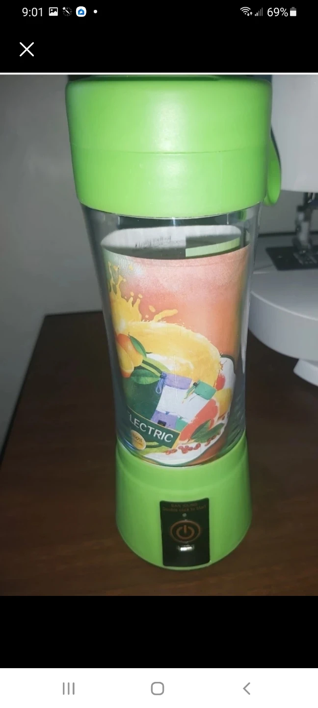 Green Portable Electric Juicer Cup