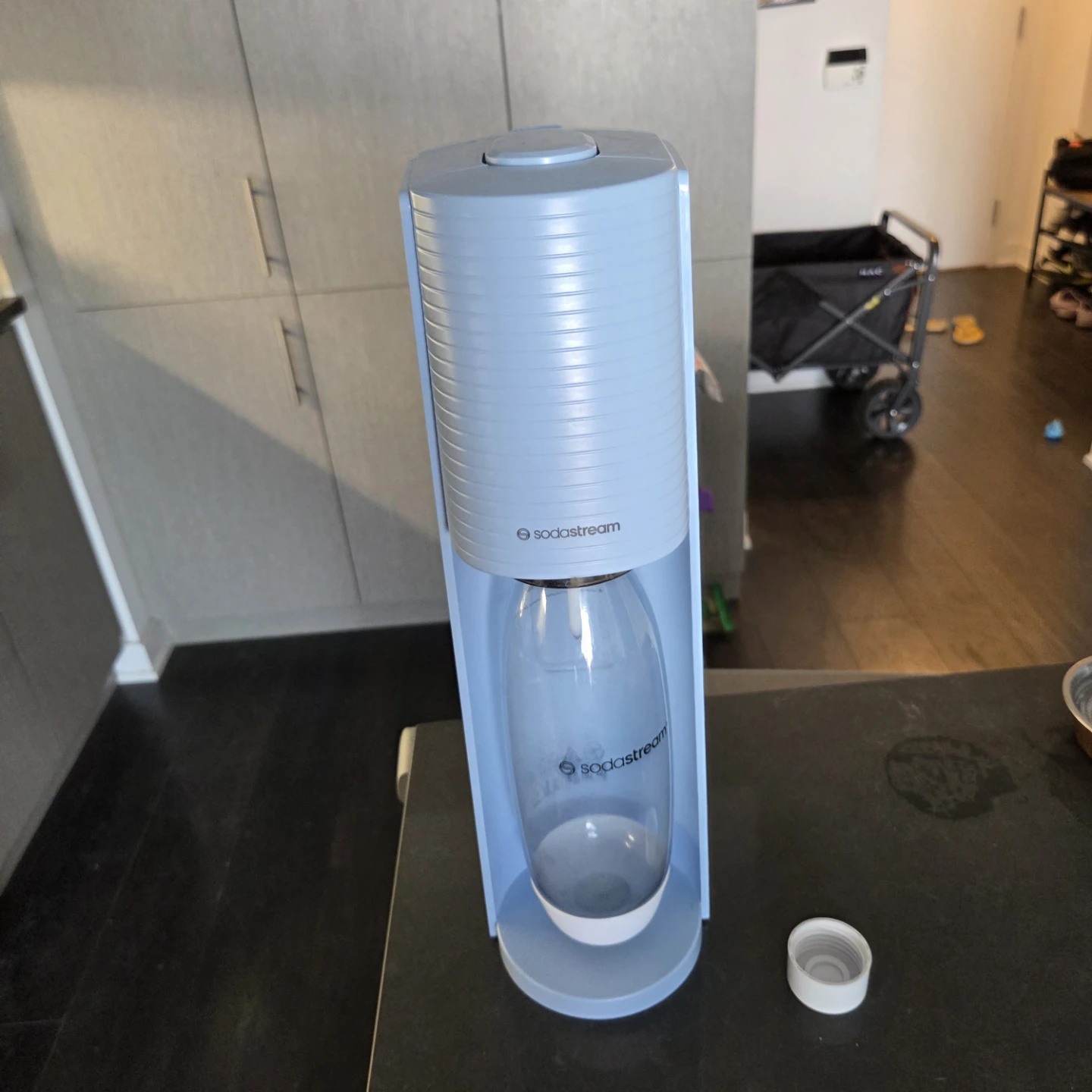 Light Blue SodaStream Sparkling Water Maker