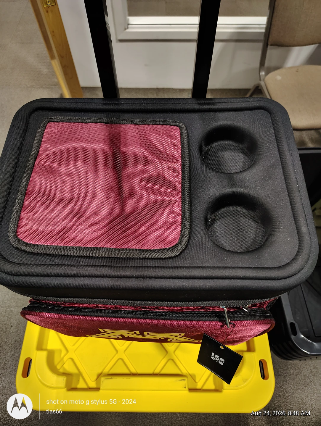 Maroon Rolling Cooler Bag with "M" Logo - photo 2