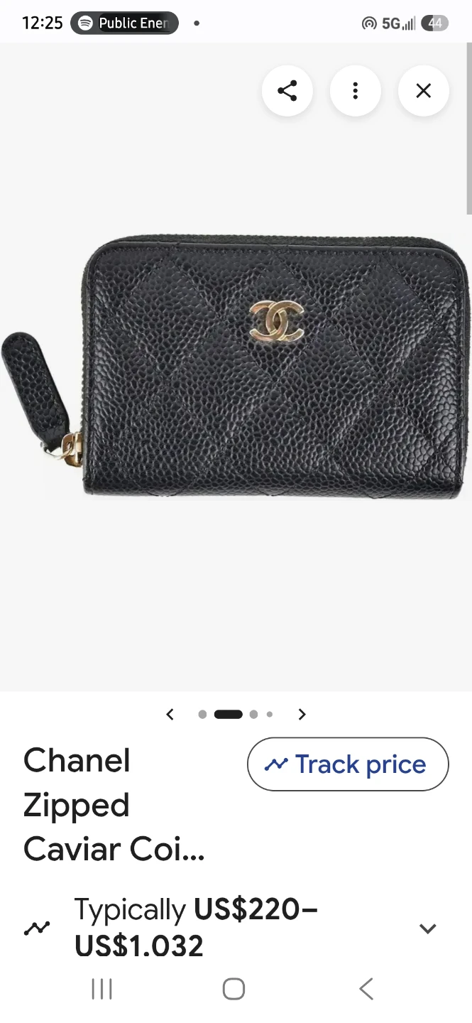 Chanel Classic Zipped Coin Purse Black Grained Calfskin - photo 3