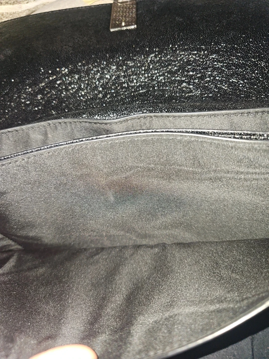 Express Black Textured Clutch - photo 5