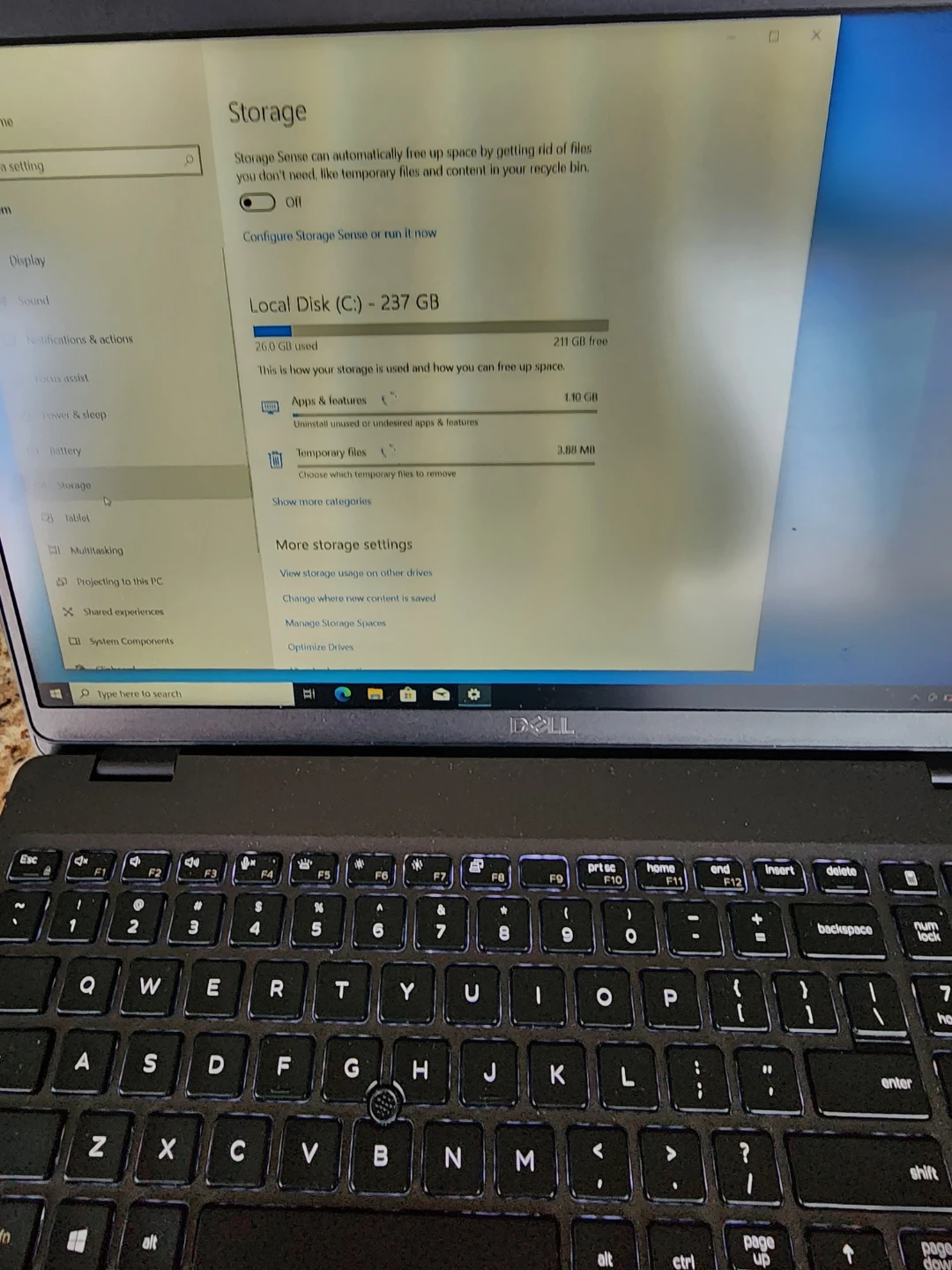 Dell Laptop - Intel Core i5 - 16GB RAM - 237 GB SSD - photo 3