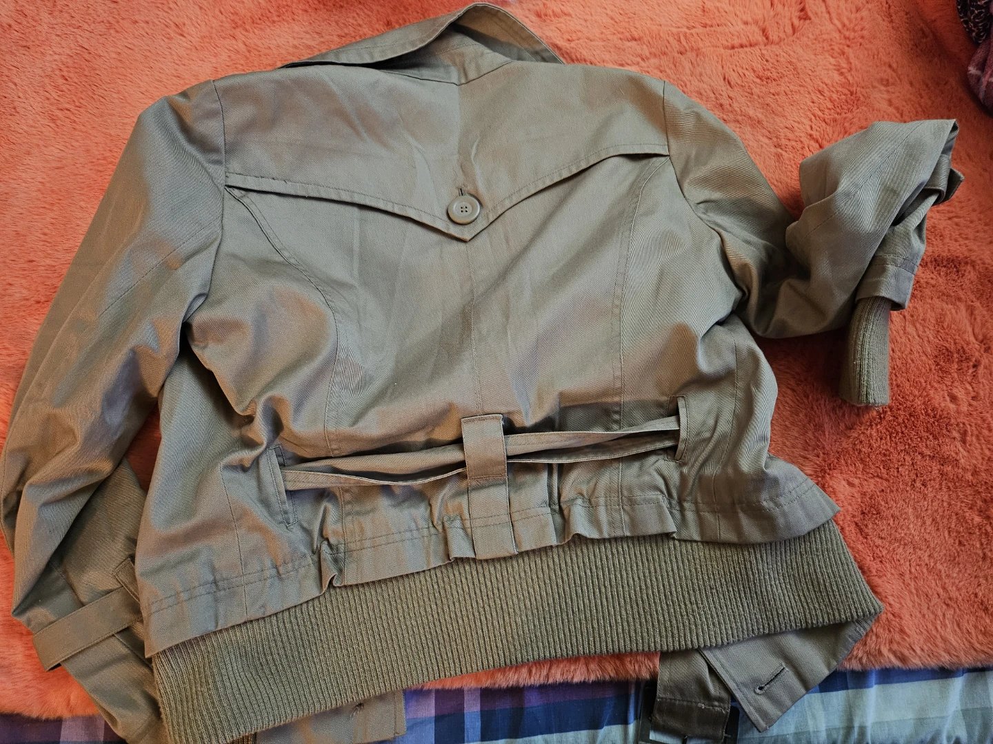 Size S, Vero Moda Tan Trench Coat - photo 3