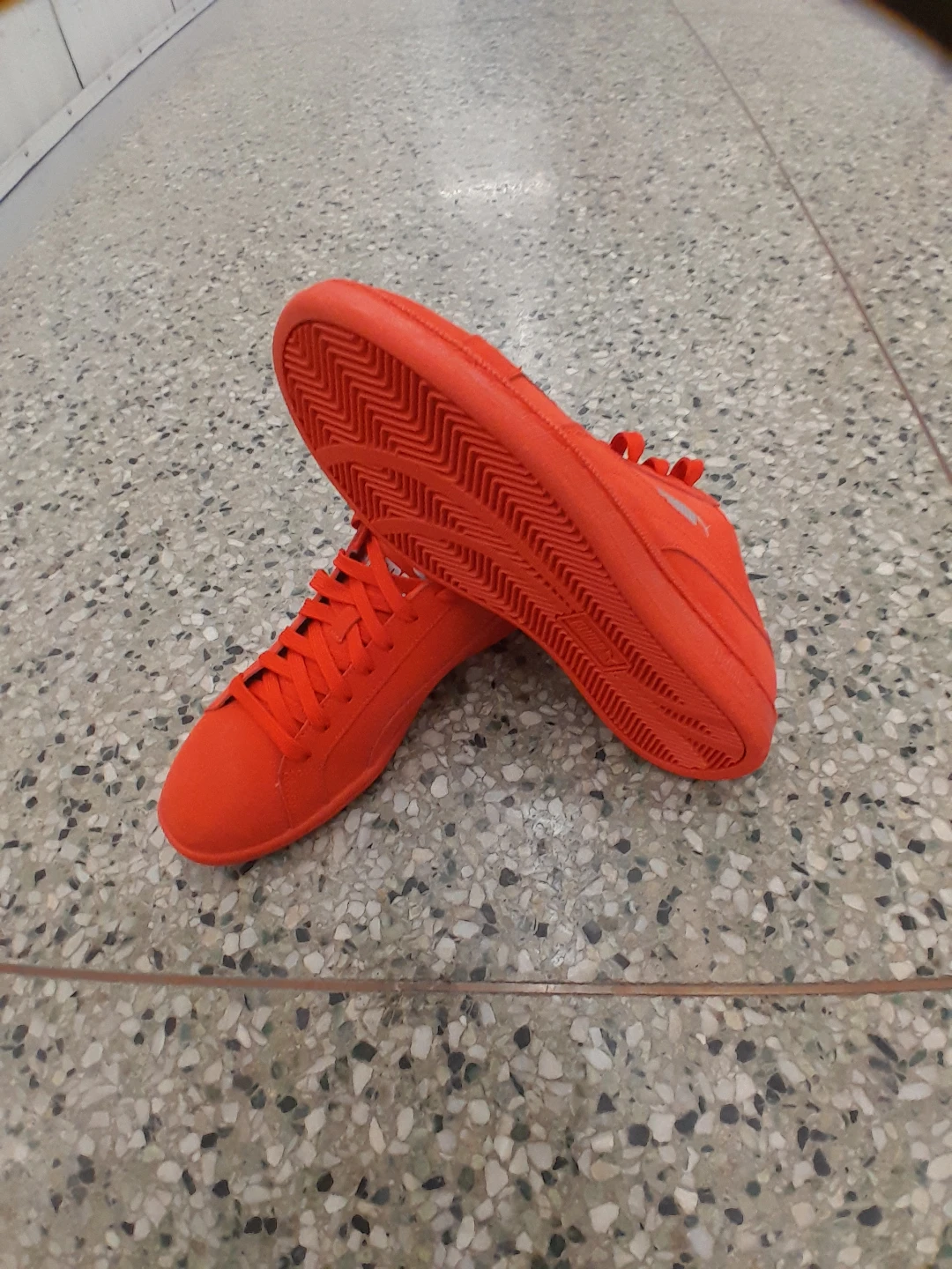 Puma Orange Suede Sneakers Women's Size 9 - photo 3