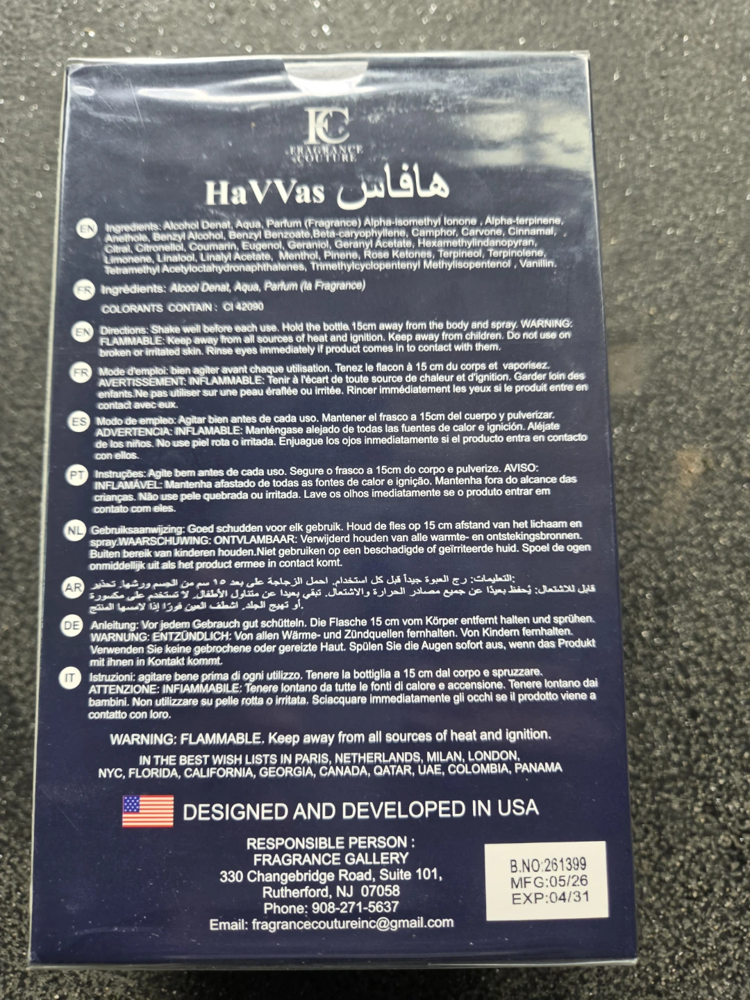 HaVVaS Eau de Parfum Natural Spray 100ml - photo 3