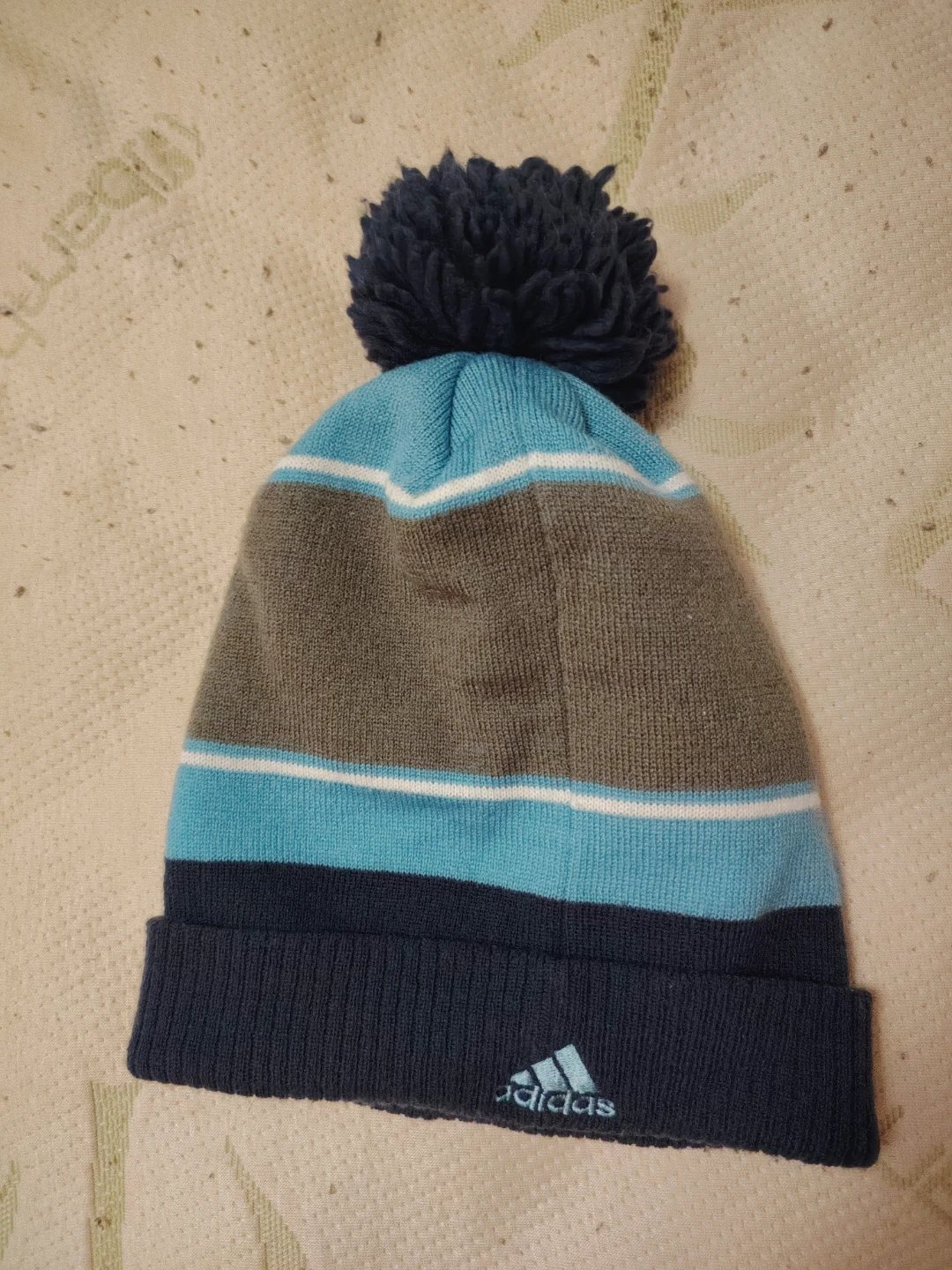Toronto Argonauts Striped Pom Pom Toque