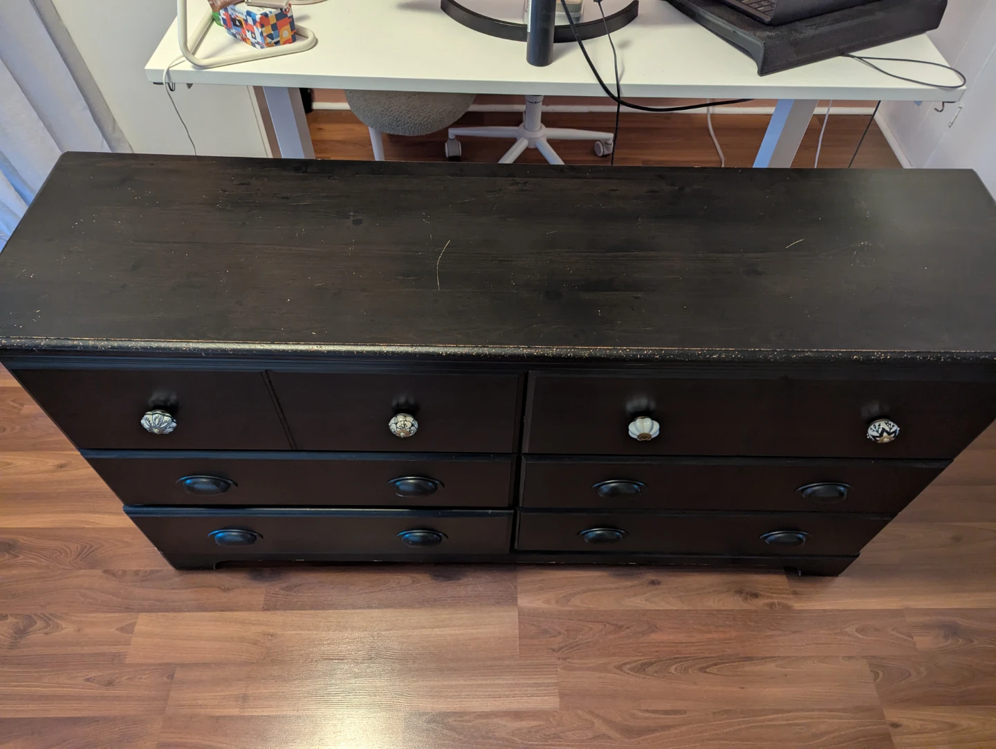 Black 6-Drawer Dresser
