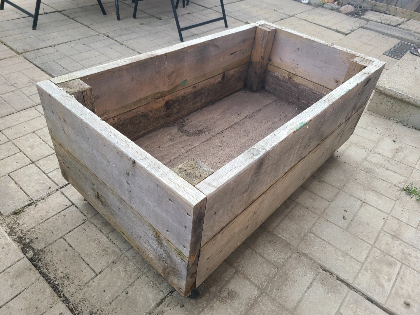 Sturdy Wooden Raised Garden Bed on Wheels — $50 - photo 5