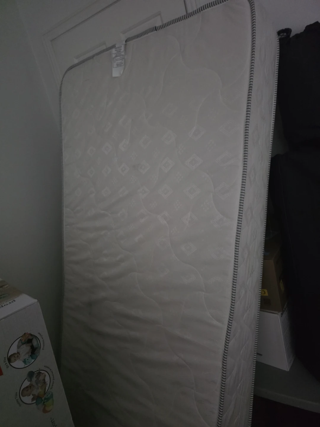 Black Metal Bed Frame n mattress
