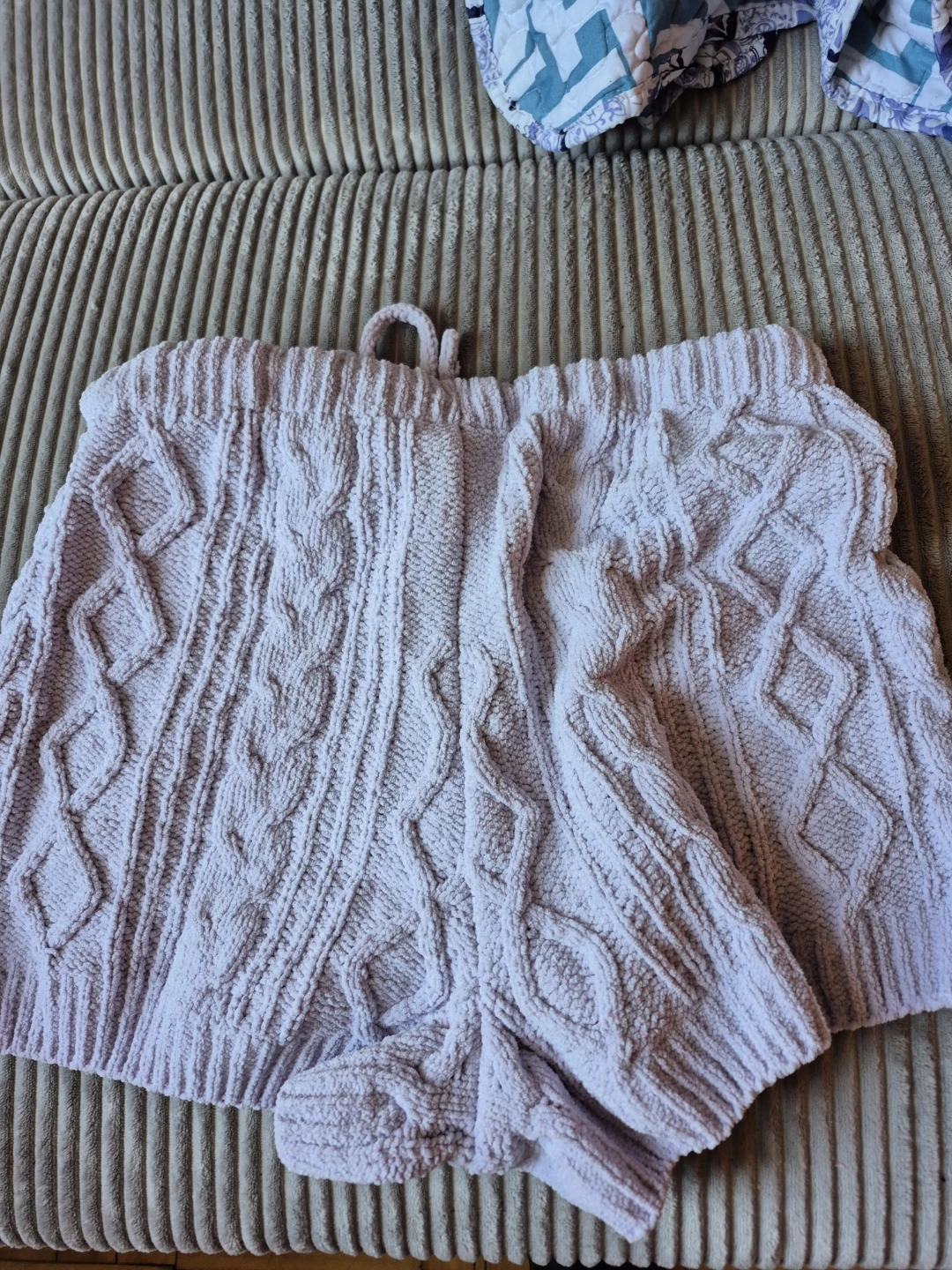 BN)La Vie en Rose M/M Cable Knit Lounge Shorts - photo 3