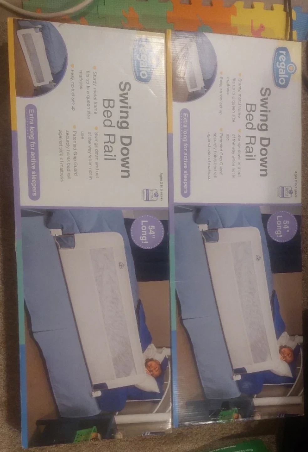 Regalo Swing Down Bed Rail - 54" Long